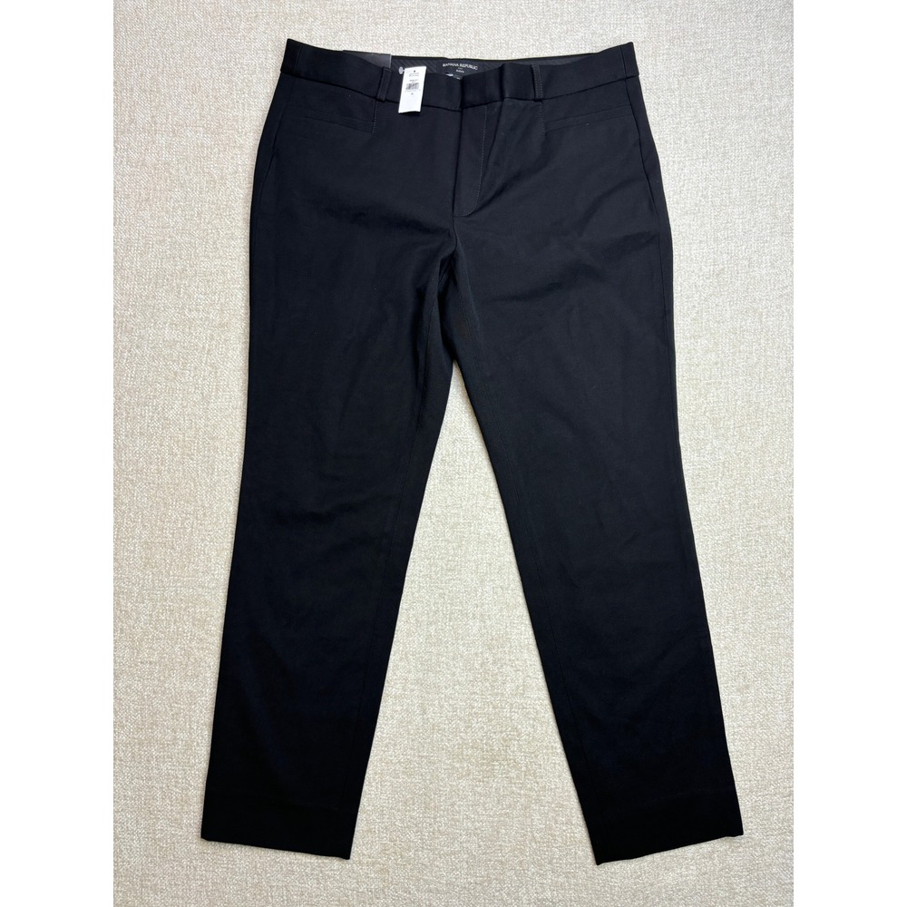Banana Republic Sloan Slim Fit Mid Rise Ankle Pants Black 988582-00-1 Mens 12